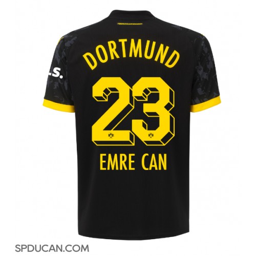 Muški Nogometni Dres Borussia Dortmund Emre Can #23 Gostujuci 2023-24 Kratak Rukav